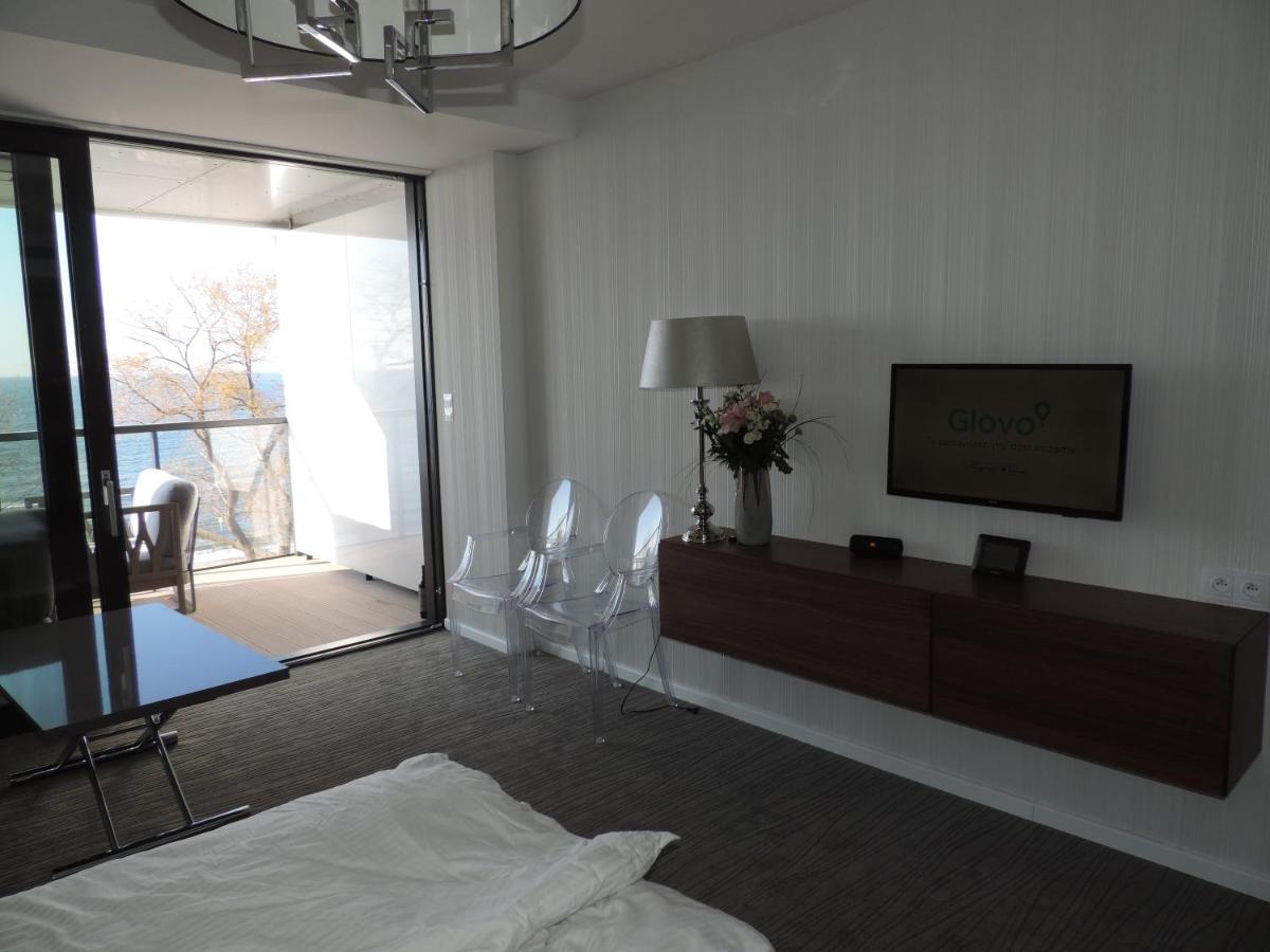 Apartament 514 Seaside Z Widokiem Na Morze Kołobrzeg Kültér fotó